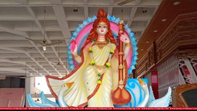 ঢাকা বিশ্ববিদ্যালয়ে চলছে সরস্বতী পূজা উদযাপনের আয়োজন