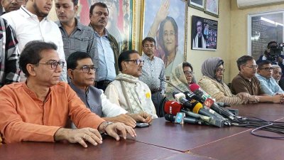 সংবাদ সম্মেলনে ওবায়দুল কাদের