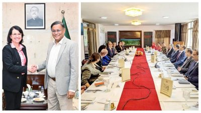 পররাষ্ট্রমন্ত্রী হাছান মাহমুদ ও পররাষ্ট্র সচিব মাসুদ বিন মোমেনের সঙ্গে পৃথকভাবে বৈঠক করেন মার্কিন কর্মকর্তারা