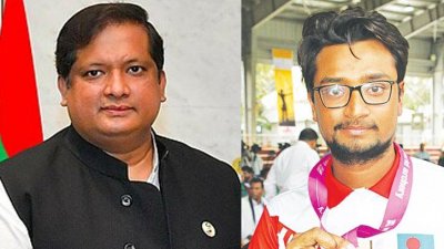 জাহিদ আহসান রাসেল ও রোমান সানা (ছবি: সংগৃহীত)