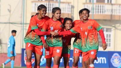 ভুটানের বিপক্ষে গোল উৎসব করেছে বাংলাদেশ