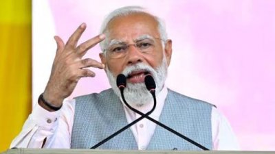মোদির বিরুদ্ধে নির্বাচনি আচরণবিধি লঙ্ঘনের অভিযোগ। ছবি: টাইমস অব ইন্ডিয়া।