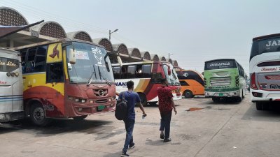 মহাখালী বাস টার্মিনাল (ফাইল ছবি)