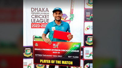 ম্যাচসেরা হয়েছেন মেহেদী হাসান মিরাজ।