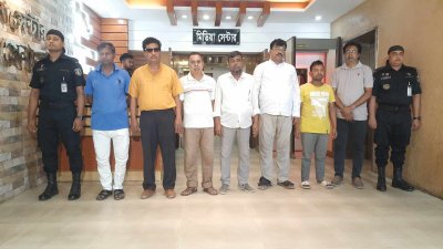 মূল হোতা খোকন হাজীসহ সাত জনকে গ্রেফতার করেছে র‍্যাব