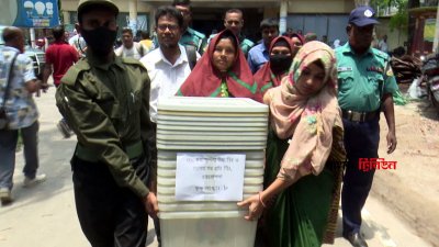 মঙ্গলবার সকাল থেকে উপজেলার ভোটকেন্দ্রগুলোতে নির্বাচনি সরঞ্জাম পাঠানো হয়েছে