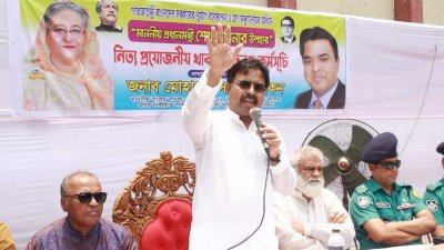 অনুষ্ঠানে বক্তব্য রাখছেন মোহাম্মদ সাঈদ খোকন