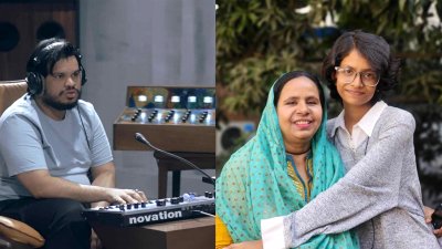 সংগীত পরিচালক পাভেল আরিন, আলেয়া বেগম ও ইন্নিমা রোশনী