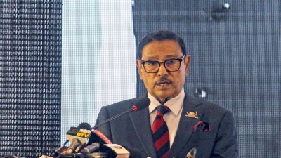 ঢাকা মেট্রোরেলের ব্র্যান্ডিং বিষয়ক সেমিনারে বক্তব্য রাখছেন  সড়ক পরিবহন ও সেতুমন্ত্রী ওবায়দুল কাদের, ছবি: ফোকাস বাংলা