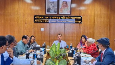 বৃক্ষরোপণে জাতীয় পুরস্কারপ্রাপ্তদের তালিকা চূড়ান্তকরণ সভায় সভাপতিত্ব করেন পরিবেশমন্ত্রী সাবের হোসেন চৌধুরী