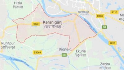 কেরানীগঞ্জের ম্যাপ