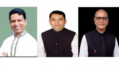 বিজয়ী তিন চেয়ারম্যান