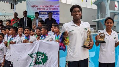 বিকেএসপি চ্যাম্পিয়ন, সেরা তোফায়েল ও অ্যানি