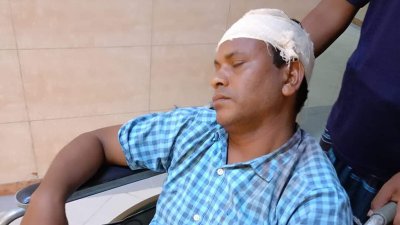 আহতদের চিকিৎসা দেওয়া হয়েছে