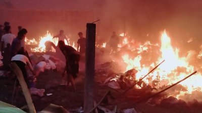কুতুপালং রোহিঙ্গা শরণার্থী শিবিরে আগুন, ২২ মার্চ ২০২১