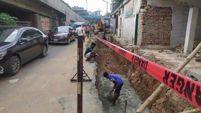 ড্রেনেজ ব্যবস্থা আধুনিকায়নের কাজ