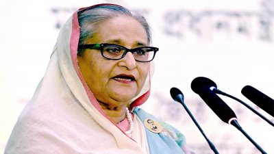 ‘বিশ্ব পরিবেশ দিবস ও পরিবেশ মেলা-২০২৪’র উদ্বোধনী অনুষ্ঠানে ভাষণ দিচ্ছেন প্রধানমন্ত্রী শেখ হাসিনা, ছবি: ফোকাস বাংলা