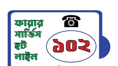 ফায়ার সার্ভিসের হটলাইন নম্বর
