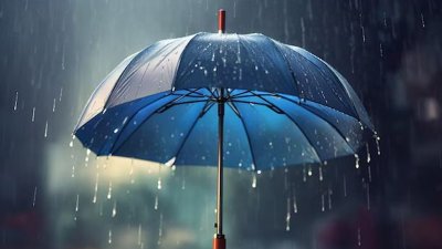 এআই দিয়ে বানানো বৃষ্টির ছবি