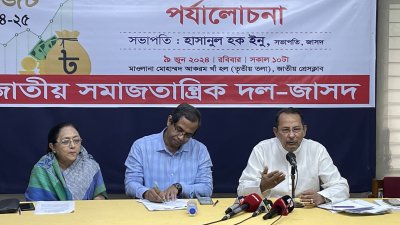 বাজেট পর্যালোচনা সভায় হাসানুল হক ইনু