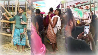 ভিডিও সামাজিক যোগাযোগমাধ্যমে নামে-বেনামে বিভিন্ন চ্যানেল ও আইডিতে আপলোড করেন তারা