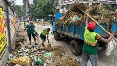 ছয় ঘণ্টায় শতভাগ কোরবানির বর্জ্য অপসারণের দাবি করেছে ডিএনসিসি