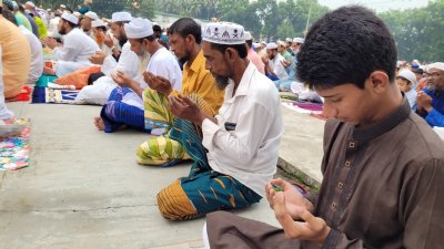 ময়মনসিংহে ঈদের জামাত