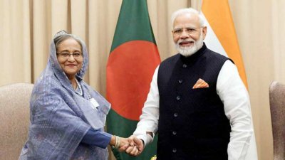 প্রধানমন্ত্রী শেখ হাসিনা ও প্রধানমন্ত্রী নরেন্দ্র মোদি, ছবি: সংগৃহীত