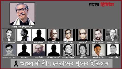 আওয়ামী লীগ নেতাদের খুনের ইতিহাস (গ্রাফিক্স: বাংলা ট্রিবিউন)