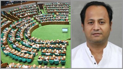 সংসদে শিক্ষামন্ত্রী মুহিবুল হাসান চৌধুরী নওফেল