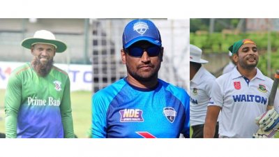 রাজিন সালেহ, তারেক আজিজ ও তুষার ইমরান।