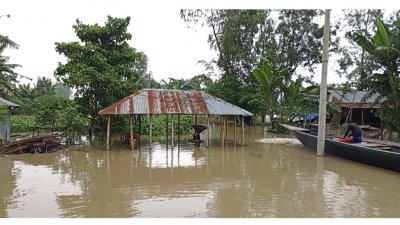 সারিয়াকান্দি উপজেলায় বন্যা শুরু হয়েছে