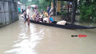 দূষিত পানি পান ও বানের পানিতে চলাফেরা করায় ডায়রিয়া, চর্মরোগ, শ্বাসতন্ত্রের সংক্রমণ দেখা দিয়েছে