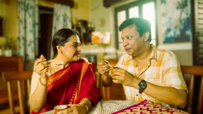 শুটিংয়ে বিজরী ও দিনার