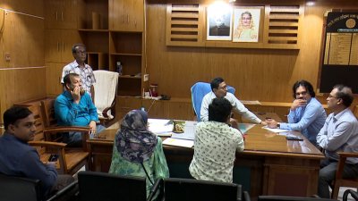 বৈঠকে দুই চিকিৎসকের মধ্যে বাগবিতণ্ডা হয় (ছবি: বাংলা ট্রিবিউন)