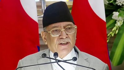 পুষ্প কামাল দাহাল প্রচণ্ড। ছবি: এনডিটিভি