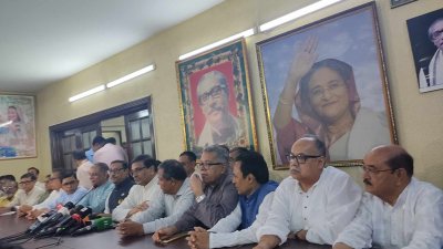 সংবাদ সম্মেলনে ওবায়দুল কাদের