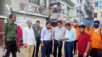 এডিস মশার প্রজননস্থল নিধনে ৫টি ভ্রাম্যমাণ আদালত পরিচালনা করে ডিএসসিসি