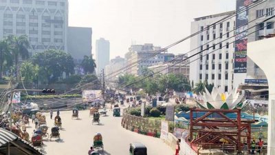 মতিঝিল ব্যাংকপাড়া (ফাইল ফটো)