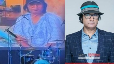 ভিডিও বার্তায় শাফিন আহমেদ (বামে)