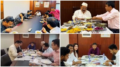 বিভিন্ন সময়ে আটক বা দেখা করতে আসা ব্যক্তিদের সঙ্গে খাবার টেবিলে বসে আলোচনার জন্ম দিয়েছেন হারুন অর রশিদ