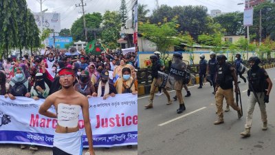 সিলেটে শিক্ষার্থীদের ওপর পুলিশের হামলার অভিযোগ