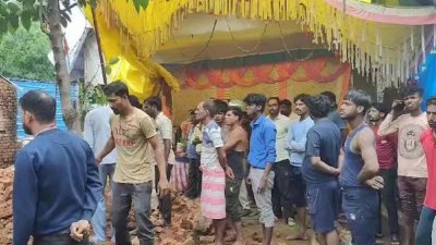 ভারতের মধ্যপ্রদেশে দেয়াল ধসে ৯ শিশুর মৃত্যু। ছবি: এনডিটিভি