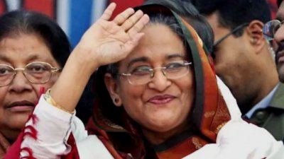 পদত্যাগ করে বাংলাদেশ ছেড়েছেন শেখ হাসিনা। ছবি: বিবিসি।