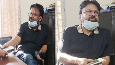 শ্যামল দত্তকে আটকে দিয়েছে ইমিগ্রেশন পুলিশ