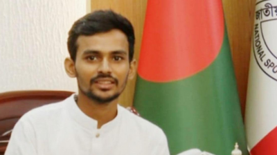 যুব ও ক্রীড়া উপদেষ্টা আসিফ মাহমুদ সজীব ভূঁইয়া।