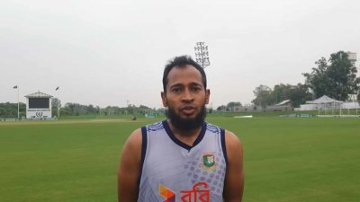 ভিডিও বার্তায় কথা বলেছেন মুশফিক।