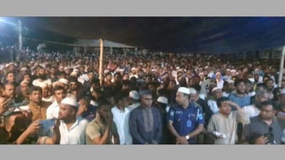 ছা্ত্রদল নেতা ইমনের জানাজা