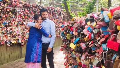 ‘লাভ লক’ নাটকের শুটিংয়ে বৃষ্টি ও ইয়াশ