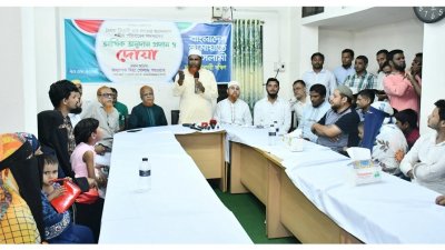 বক্তব্য দিচ্ছেন জামায়াতে ইসলামীর সেক্রেটারি জেনারেল অধ্যাপক মিয়া গোলাম পরওয়ার